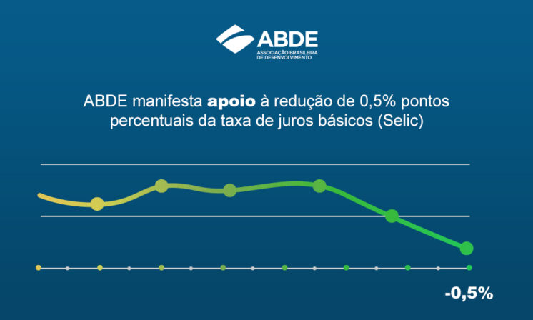 ABDE recebe com entusiasmo redução da taxa Selic e aposta em mais investimentos via Sistema Nacional de Fomento
